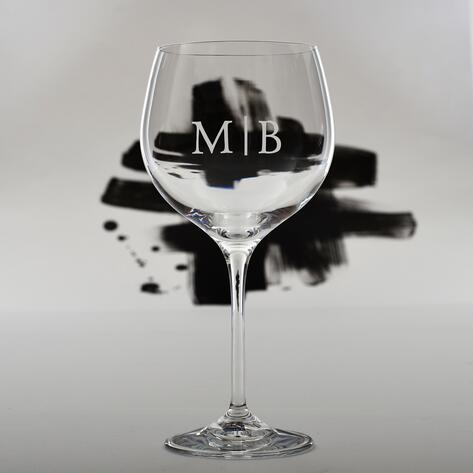 graveren gin glas met logo
